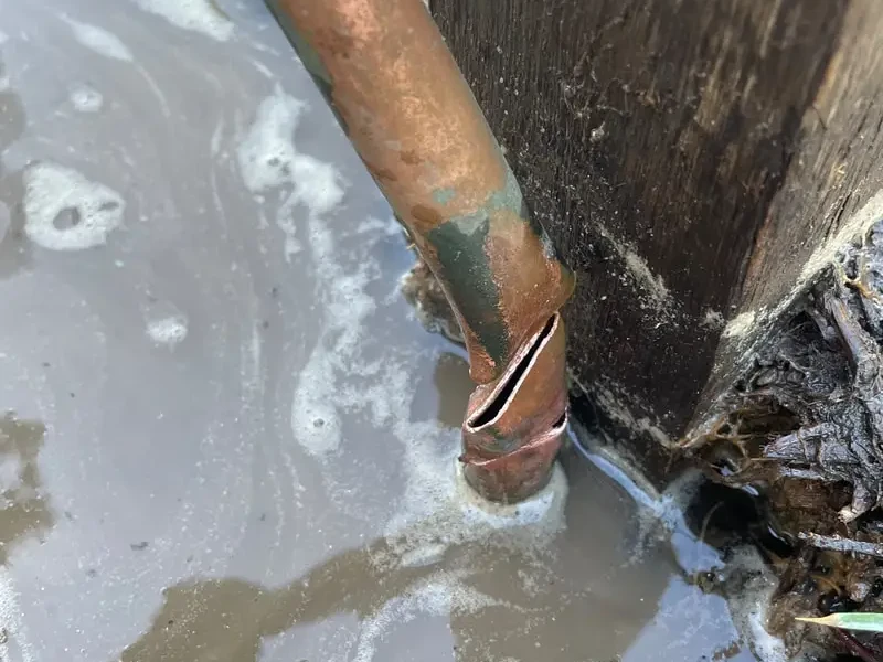 water leak